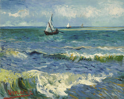Vincent Van Gogh - Seelandschaft in der Nähe von Les Saintes-Maries-de-la-Mer
