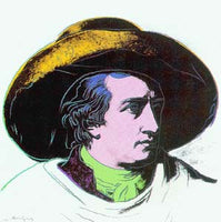 Goethe, white background