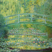 Seerosenteich und japanische Brücke