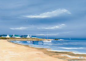 Hameau au bord de la baie
