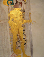 Gustav Klimt - Der goldene Ritter / Beethovenfries