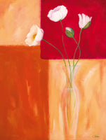 Mohn mit Siena-Braun