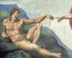 Die Erschaffung des Adams (Detail)