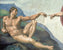 Die Erschaffung des Adams (Detail)