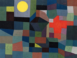 Feuer bei Vollmond