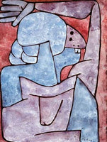 Verfluchende Frau