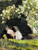 Havepartie med Marie Kroyer (Detail)