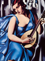 Donna in blu (Femme en bleu avec Guitare)
