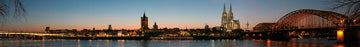 Panorama Sonnenuntergang