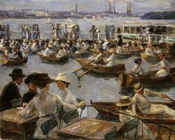 An der Alster in Hamburg