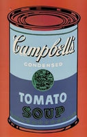 Campbell's Soup Can, 1965 (blue & purple)
