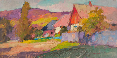 Alexander Shandor - Vibrant Village Landscape