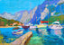 Alexander Shandor - Colorful Harbor Boats