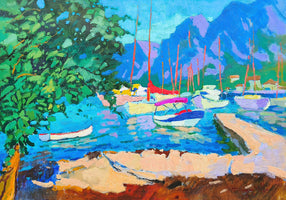 Alexander Shandor - Vibrant Mediterranean Harbor