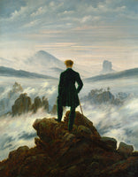 Der Wanderer über dem Nebelmeer - Caspar David Friedrich