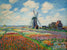 Claude Monet - Champs de tulipes en Hollande