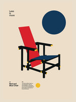 David Vineis - Rietveld Red and Blue Chair