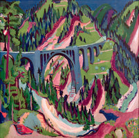 Ernst Ludwig Kirchner - Die Brücke bei Wiesen