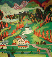 Ernst Ludwig Kirchner - Frauenkirch im Herbst