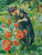 Edvard Munch - Frau mit Mohnblumen