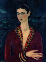 Frida Kahlo - Selbstbildnis mit Samtkleid