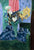 Henri Matisse - Blumen in blauer Vase auf blauer Tischdecke