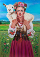 Mirka  Machel - Frida mit Lamm