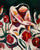 Magdalena Krzak - Woman Among Red Flowers