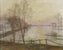 Otto Modersohn - Dämmerung - Blick aus dem Atelierfenster nach Osten