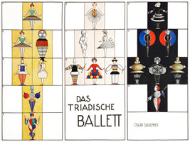 Oskar Schlemmer - Entwurf für die Figurinen des Triadischen Balletts