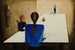 Oskar Schlemmer - Gruppe am Tisch