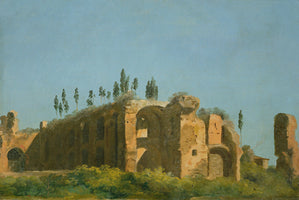 Pierre-Henri de Valenciennes - A la villa Farnèse: les ruines