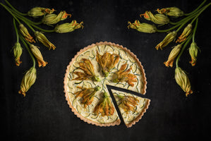 Diana Popescu - Zucchini Flower Tart