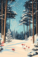Pictufy Studio - Christmas Snowy forest