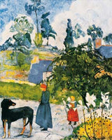 Bretonische Landschaft - Paul Gauguin