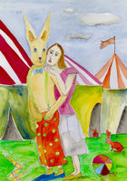 Sharyn Bursic  - Circus Performers with Rabbits