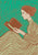 Sharyn Bursic  - Lady reading striped dress