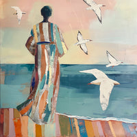 Shandu - Coastal Woman And Birds