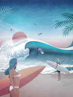 Emel Tunaboylu  - Sunset Surfing Scene