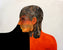 Victor Tkachenko - Contemplative Orange Face