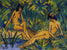 Sitzende Mädchen am Wasser - Otto Mueller