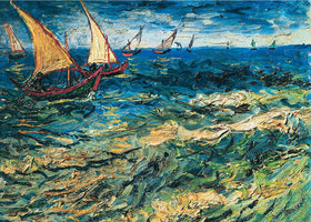 Seascape at Saintes-Maries - Vincent Van Gogh