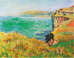 Falaise à Varengeville - Claude Monet