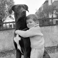 A Child with dog