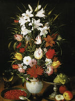 Vaso ornato di fiori
