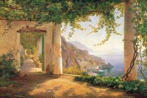 View to the Amalfi coast