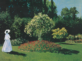Signora in giardino, 1867