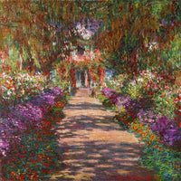 Weg in Monets Garten in Giverny