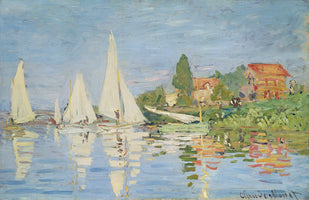 Claude Monet - Regattaboote in Argenteuil