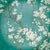 White Cherry Blossoms II on Blue Aged No